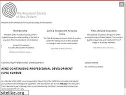 Sites similar to acoustics.org.nz