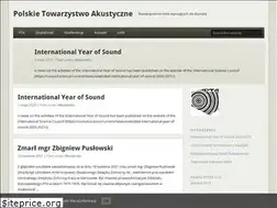 Sites similar to acoustics.org.pl