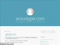 Sites similar to acoustype.com