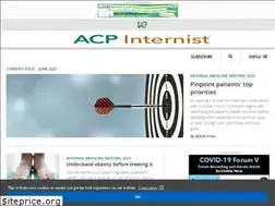 Sites similar to acpinternist.acponline.org