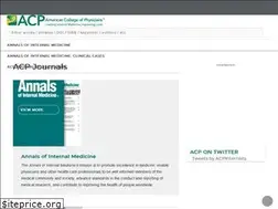 Sites similar to acpjournals.org