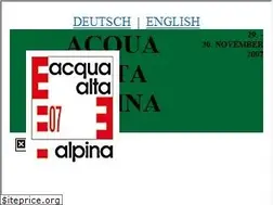 Sites similar to acqua-alta-alpina.at