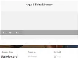 Sites similar to acqua-e-farina.com