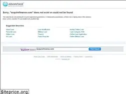 Sites similar to acquirefinance.com