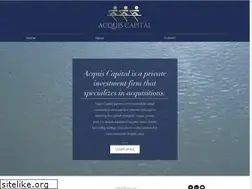 Sites similar to acquiscapital.com