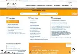 Sites similar to acra.gov.sg