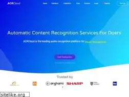 Sites similar to acrcloud.com