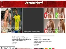Sites similar to acreditanisso.com.br
