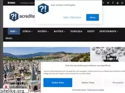 Sites similar to acrediteounao.com