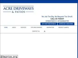 Sites similar to acredriveways.co.uk
