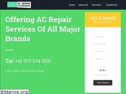 Sites similar to acrepairhyd.com