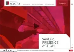 Sites similar to acrgtq.qc.ca