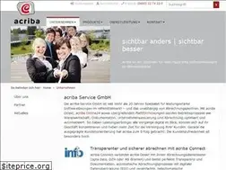 Sites similar to acriba.de