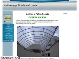 Sites similar to acrilico-y-policarbonato.com