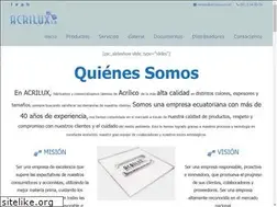 Sites similar to acrilux.com.ec