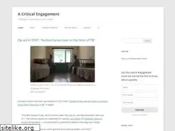 Sites similar to acriticalengagement.com