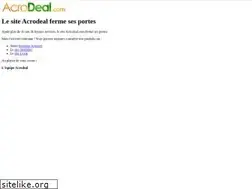 Sites similar to acrodeal.com