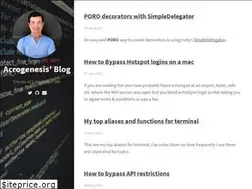 Sites similar to acrogenesis.com