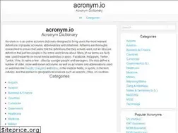 Sites similar to acronym.io