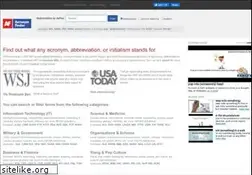 Sites similar to acronymfinder.com
