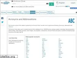 Sites similar to acronyms.thefreedictionary.com