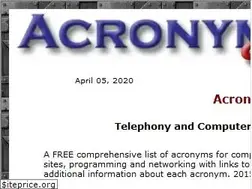 Sites similar to acronymsonline.com