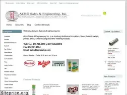 Sites similar to acrosales.com