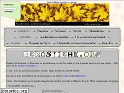 Sites similar to acrostiche.org