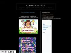 Sites similar to acrosticoypalabra.blogspot.com