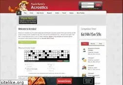 Sites similar to acrostics.org