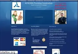 Sites similar to acrownplumbing.com
