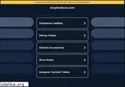 Sites similar to acrylicdecor.com