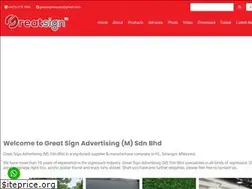 Sites similar to acrylicsignagekl.com