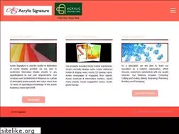 Sites similar to acrylicsignature.com.my