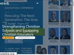 Sites similar to acsinigeria.org