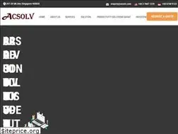 Sites similar to acsolv.com