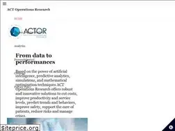 Sites similar to act-operationsresearch.com