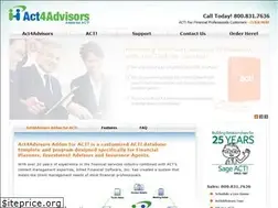 Sites similar to act4advisors.com