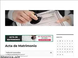 Sites similar to actadematrimonio.com.mx