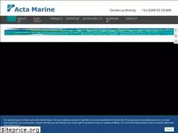 Sites similar to actamarine.com
