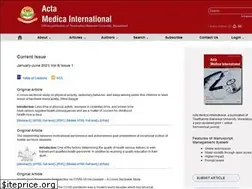 Sites similar to actamedicainternational.com