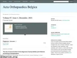 Sites similar to actaorthopaedica.be