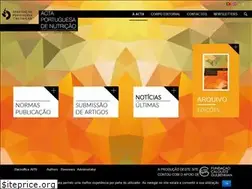Sites similar to actaportuguesadenutricao.pt