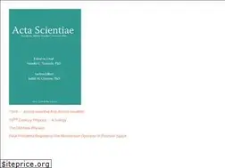 Sites similar to actascientiae.org