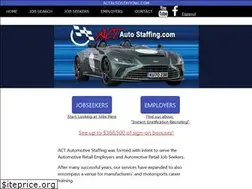 Sites similar to actautostaffing.com