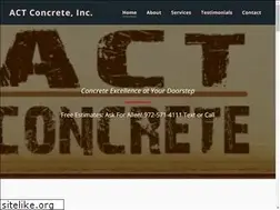 Sites similar to actconcrete.com