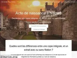 Sites similar to acte-de-naissance-nantes.fr