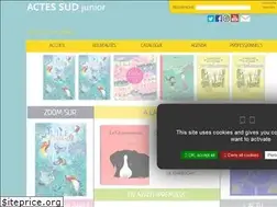 Sites similar to actes-sud-junior.fr