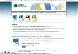 Sites similar to actes6.com