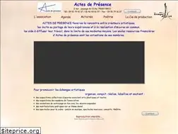Sites similar to actesdepresence.free.fr